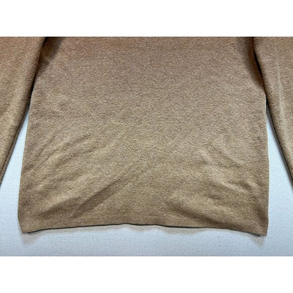 Chico's Women's Coolmax Turtleneck Pullover Sweater Knit Long Sleeve Size 1 Tan - Picture 6 of 11